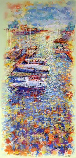 Painting, Autumn Port, Rakhmet Redzhepov (Ramzi)