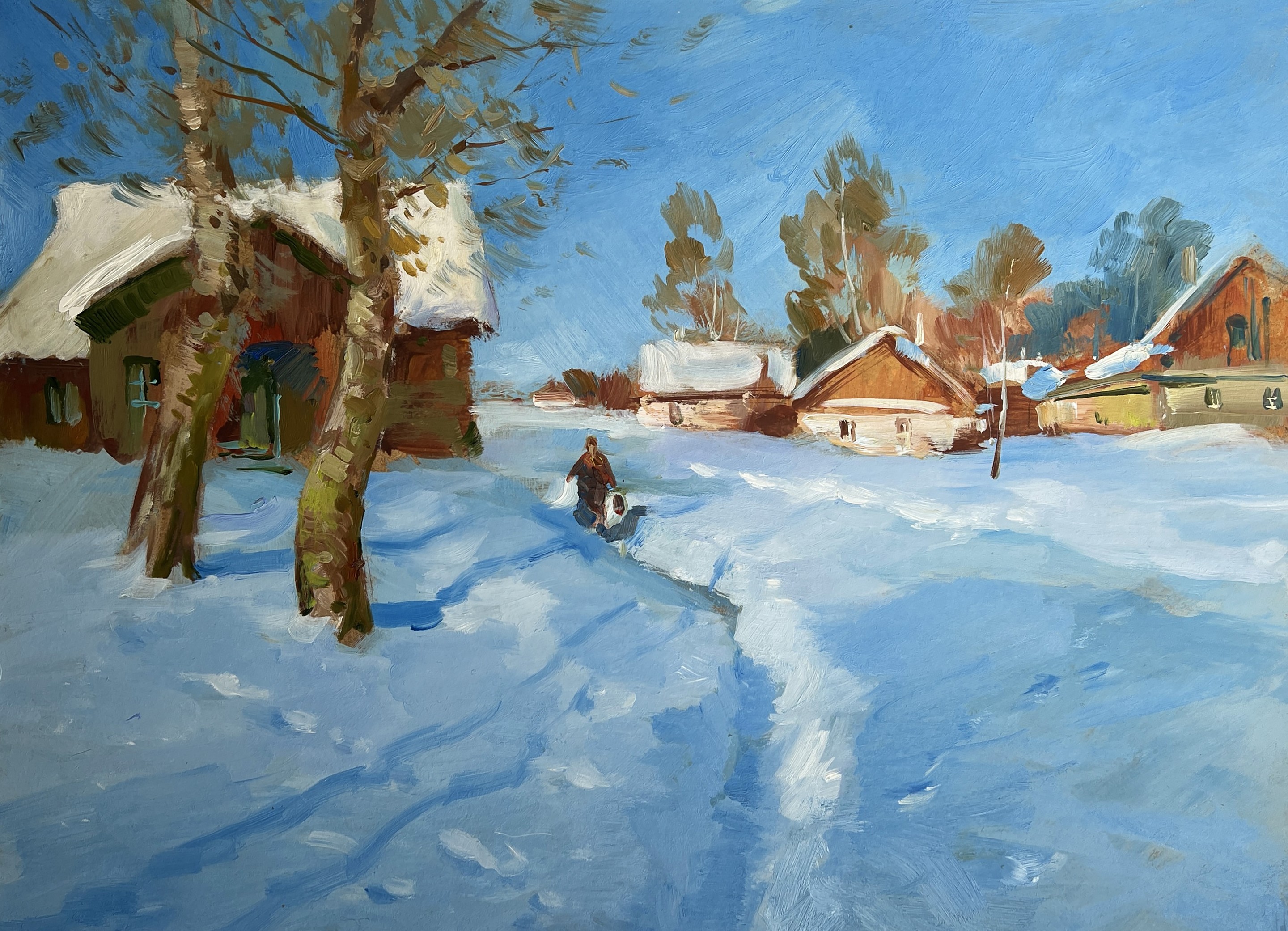 Suprunchuk Yuriy, Quiet village in winter Suprunchuk Yuriy, Quiet village in winter