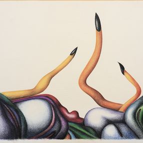 Dessin, Eroto Scape 2 - Tendrils, Osse Müller