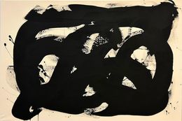 Painting, Abstraktion schwarz 2 XXL, Stephanie Raus