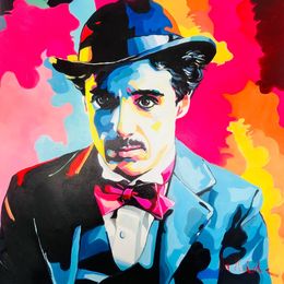 Gemälde, Chaplin 2002, Dr Hide