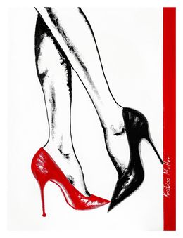 Drucke, Le Flirt (Giclée Print), Kristina Mallen