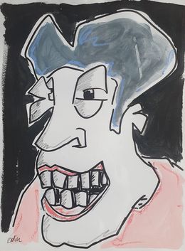 Fine Art Drawings, Ugly man, Odin Pigelet