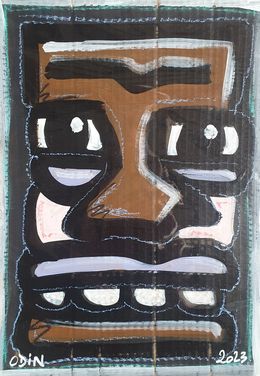 Gemälde, Totem 4/5, Odin Pigelet