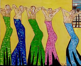 Gemälde, Moon light dancers, Anand Manchiraju