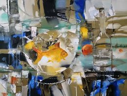 Painting, Goldfish, Anatoly Tarabanov