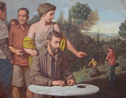 Painting, La nostalgie, Pierre Sojo