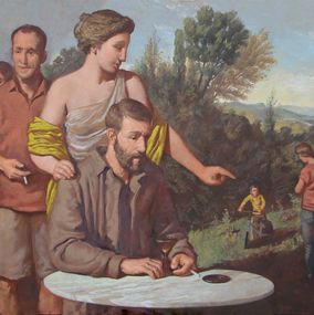 Painting, La nostalgie, Pierre Sojo