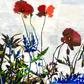 Gemälde, Amapolas, Manuel Perez