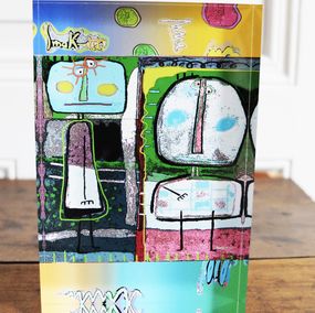 Skulpturen, Street art couple-3, SmaK-titi