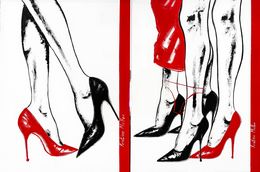 Peinture, From flirt to seduction: the game continues, Kristina Mallen