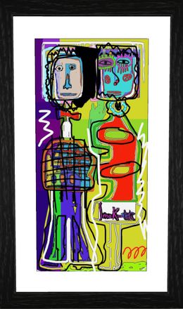 Print, Street art couple-4, SmaK-titi