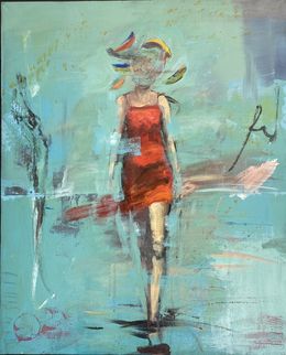 Peinture, La Dame en Rouge, Dotty