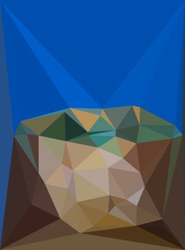 Drucke, Faisceaux Lumineux Bleu, ART-MCB