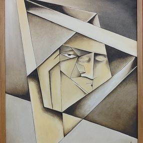 Painting, Three Faces, Giorgi Giorgadze