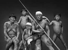 Fotografien, Hunting Encampment, Ituí River, Valley of Javari Indigenous Territory, State of Amazonas, Brazil (L), Sebastião Salgado