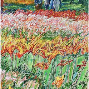 Gemälde, Balade parmi les tulipes, Tian Yao Ouyang