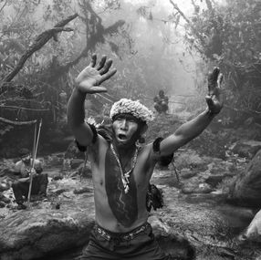 Photography, Shaman Ângelo Barcelos, Yanomami Indigenous Territory, State of Amazonas, Brazil (L), Sebastião Salgado