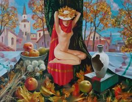 Painting, Golden autumn, Anatoly Tarabanov