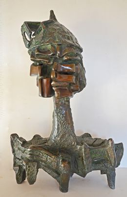Sculpture, Vieux Soldat Blessé, Bernard Métranve