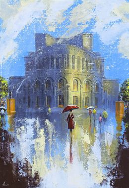 Gemälde, A Walk the Opera Square, Aram Movsisyan