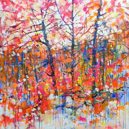 Painting, Winter Flowers, Marta Zawadzka