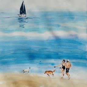Gemälde, Raconte moi / Série "Histoire de la Mer", Nadia Bodnar