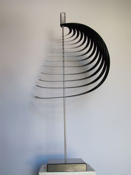 Sculpture, sm 733. Volutes d'acier, Jean-Paul Boyer