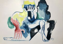 Gemälde, Le penseur, Julien Cuny