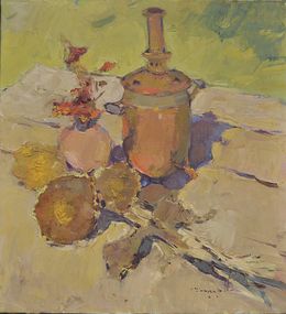 Painting, Grandma Samovar, Alexander Shandor