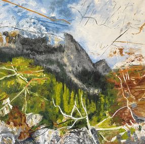 Gemälde, Trails of Connection, Mariam Qureshi
