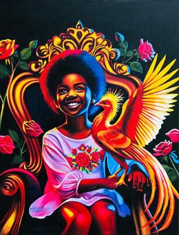 Gemälde, Joy Reborn, Awosola Michael Angello