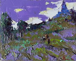 Gemälde, Cold evening, Ivanyuk Oleksiy