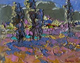 Painting, Village field, Ivanyuk Oleksiy