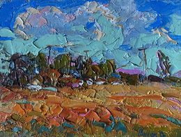 Gemälde, Buckwheat stubble, Ivanyuk Oleksiy