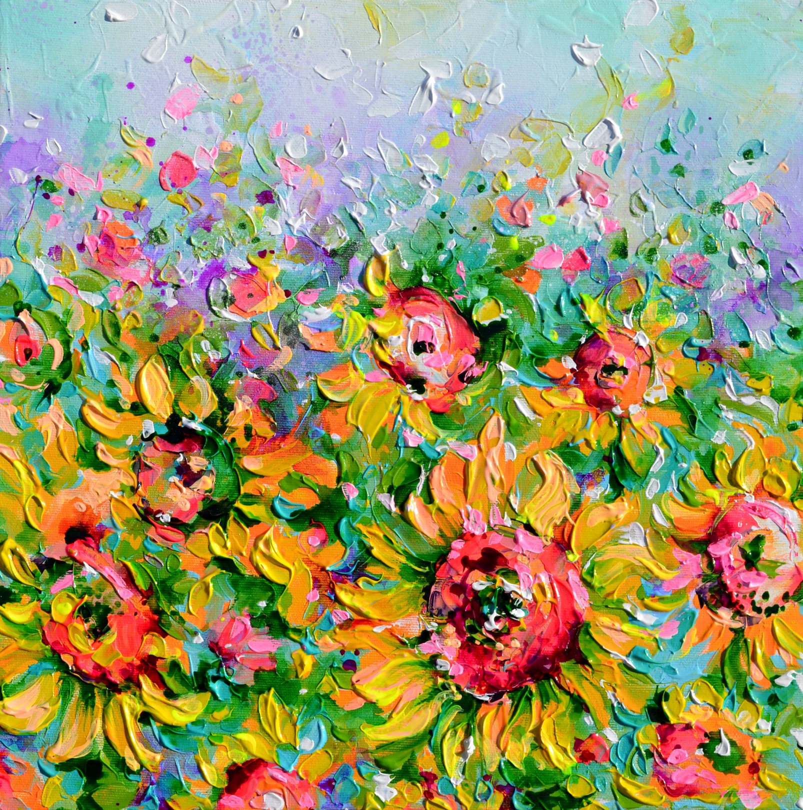 Soos Roxana, Yellow Sunflower Field 8 Soos Roxana, Yellow Sunflower Field 8