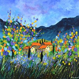 Painting, Phantasy landscape, Pol Ledent