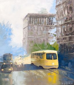Peinture, Nostalgic Yellow Tram, Kamo Atoyan