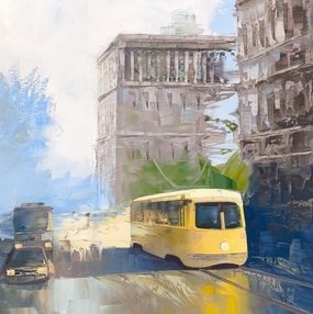 Gemälde, Nostalgic Yellow Tram, Kamo Atoyan