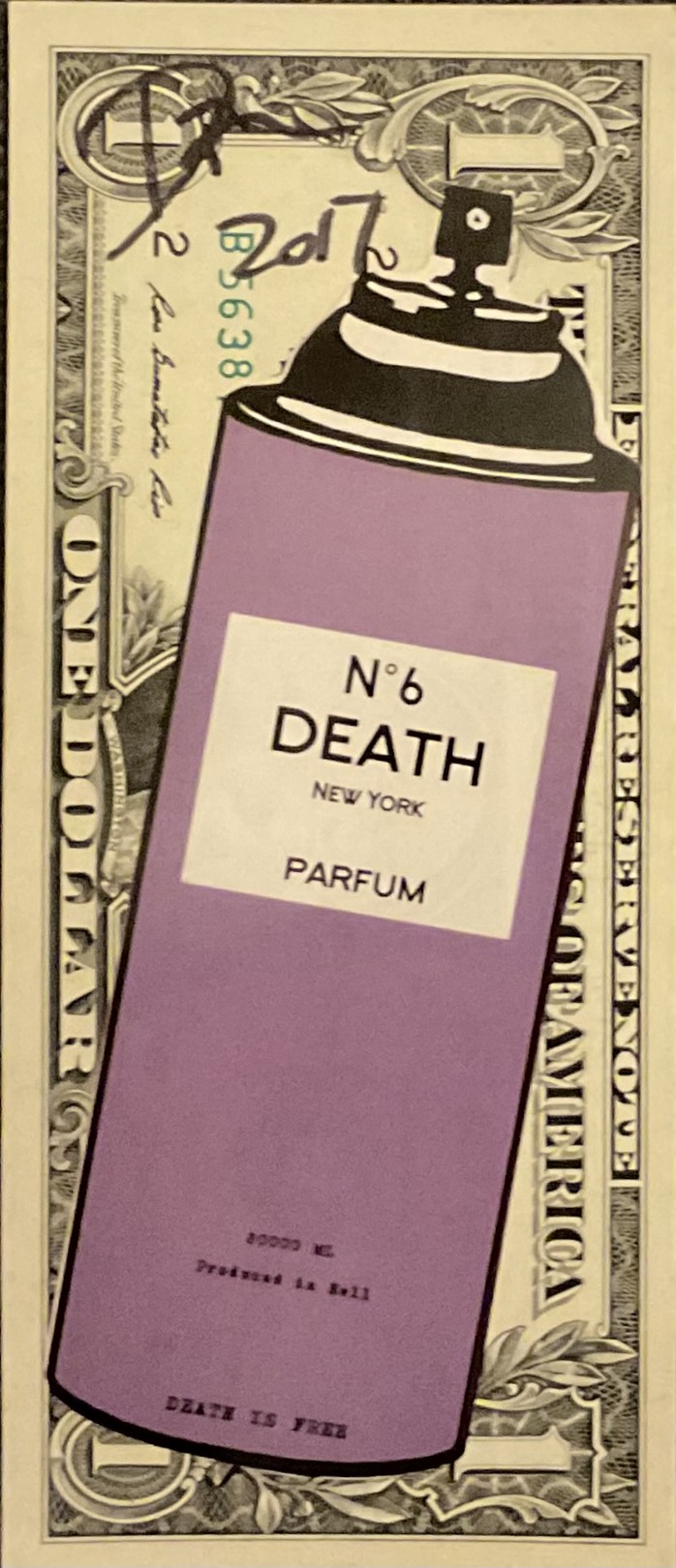 Death NYC, One Dollar Bill (5) Death NYC, One Dollar Bill (5)