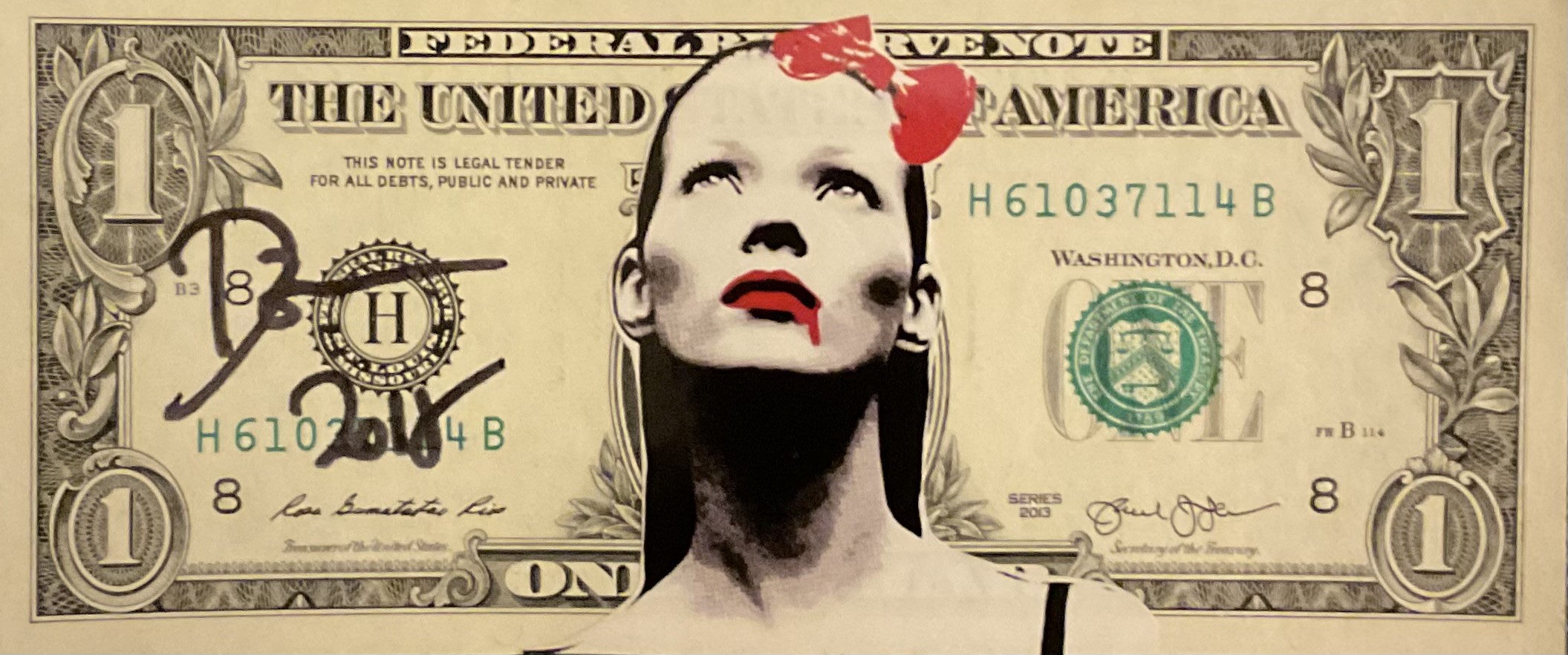 Death NYC, One Dollar Bill (1) (9) Death NYC, One Dollar Bill (1) (9)