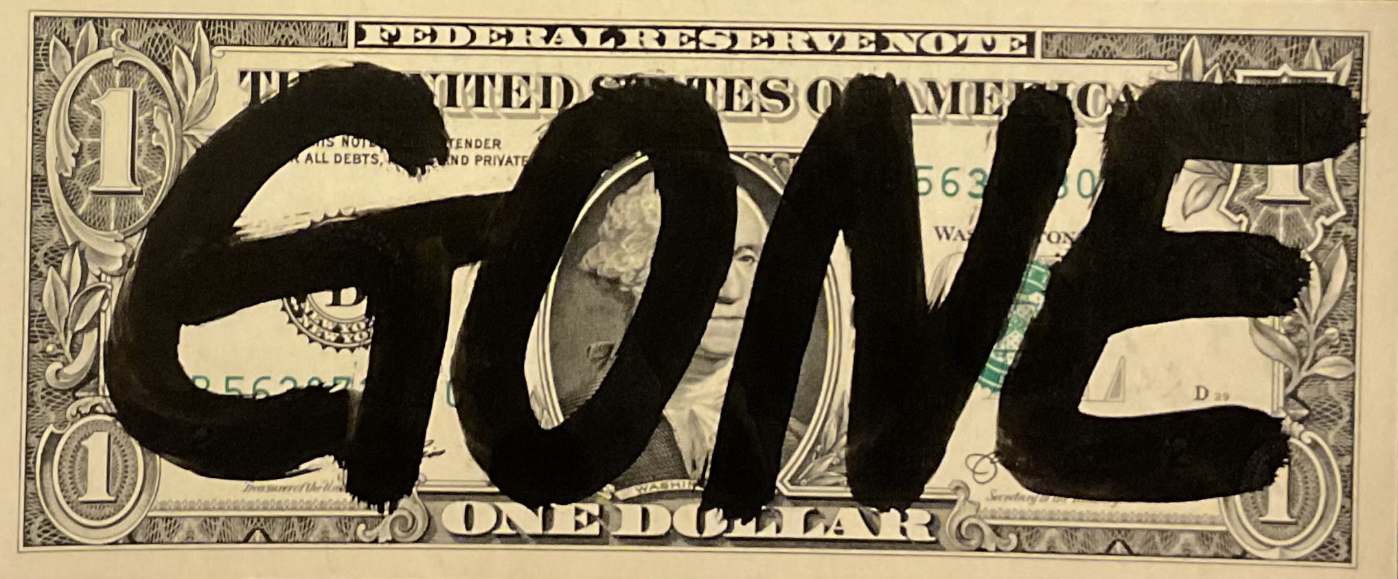 Death NYC, One Dollar Bill (1) (10) Death NYC, One Dollar Bill (1) (10)