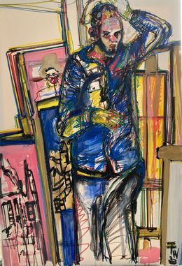 Gemälde, Autoportrait, Frederic Weisz