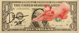 Print, One Dollar Bill (2) (6), Death NYC