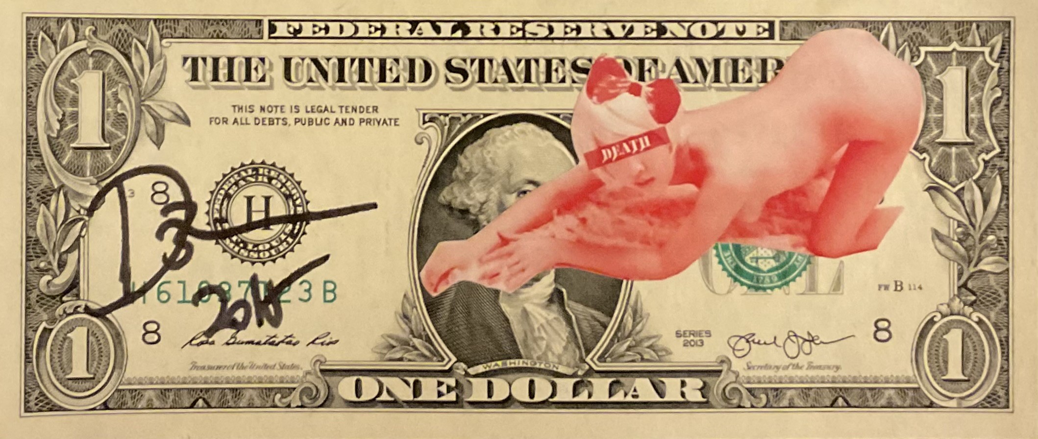 Death NYC, One Dollar Bill (2) (6) Death NYC, One Dollar Bill (2) (6)