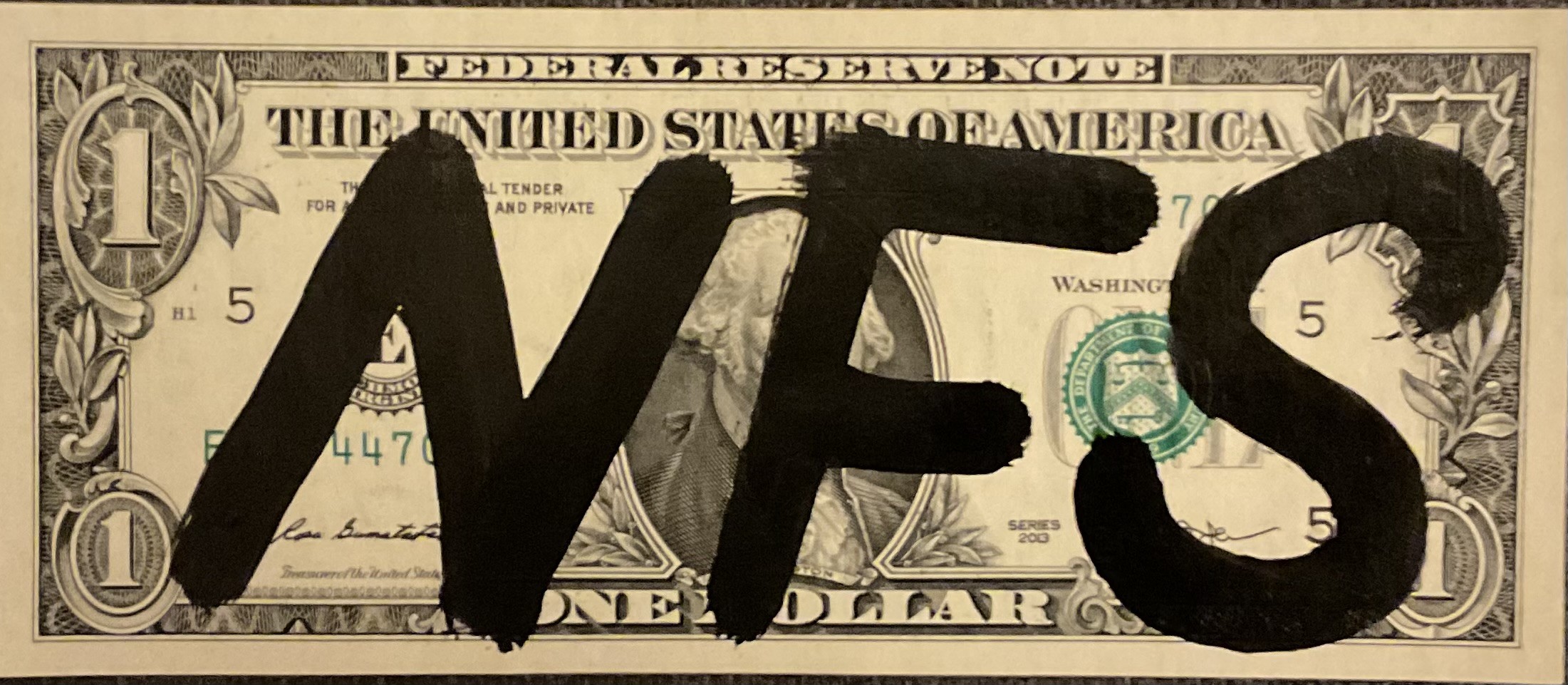 Death NYC, One Dollar Bill (2) (10) Death NYC, One Dollar Bill (2) (10)