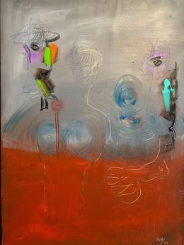 Gemälde, Mirror Man, Frédéric Batard