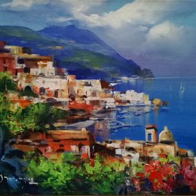 Gemälde, Borgo della Costiera Almafitana, Mario Smeraglia