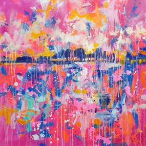Gemälde, Pink Winter, Marta Zawadzka