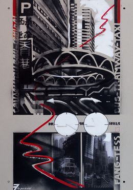 Peinture, Jour de congé N°7 - MA49, Michelle Auboiron